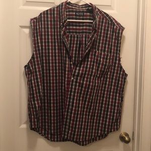 Puritan Shirts - Puritan plaid men’s flannel cutoff summer shirt Puritan Shirts - Puritan plaid men’s flannel cutoff summer shirt